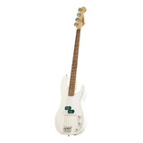 Bajo Electrico Precision 4 Cuerdas Newen Macizo Blanco 