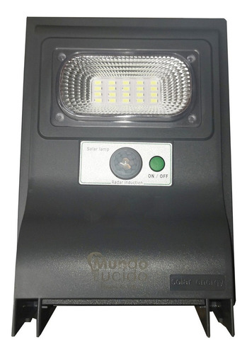 Lampara Led Solar Exteriores 10w Hasta 15hrs De Luz Nwls10