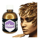 Maquillaje Glow Oro Metalizado Artistico 250cc Teatral