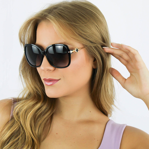 Óculos De Sol Feminino Escuro Lançamento Promoção 