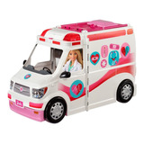 Barbie Ambulancia Y Hospital 2 En 1 Luces Y Sonidos 