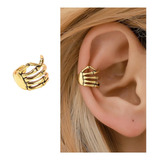 Aretes Mujer Ear Cuff Solitario Ear Cuff Manos