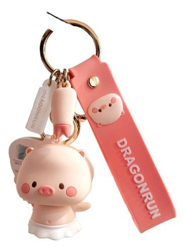 Llavero Adorable Diseño Chanchito Pig Calidad Premium C