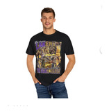 Polera Unisex Lakers Nba Koby Bryan Poster Algodon Estampado