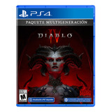 Diablo Iv Paquete Multigeneracion Ps4 Físico Vemayme