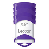 Pen Drive 64gb Lexar V30 Usb 2.0 Jump Drive Flash Pnp Color Violeta