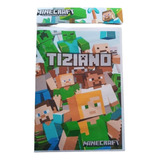 2 Libros Para Colorear Personalizado Minecraft