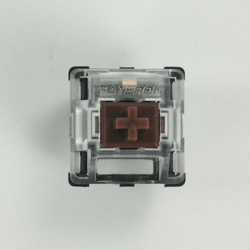 Gateron Switch Cafe Brown Óptico Teclado Mecánico 10 Piezas