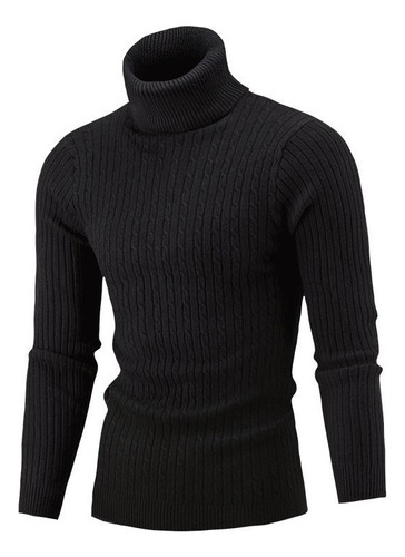 .. Sweater Cuello Alto Moda Comodo Hombre Invierno Tortug