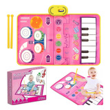 Piano Musical Para Niños 2 En 1, Manta Musical De Juguete Pa