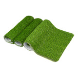 Pack 3 Alfombra De Césped Sintético Pasto Artificial 58x38cm