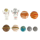 Decoración Magnética Space Toys Para Nevera, 9 Unidades