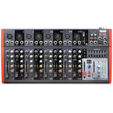 Consola Mixer Slim Novik Nvk-1202fx 12 Canales Bluetooth