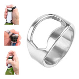 Anillo Casual Destapador Plateado 2 Unidades