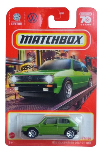 Matchbox 1976 Volkswagen Golf Gti Mk1