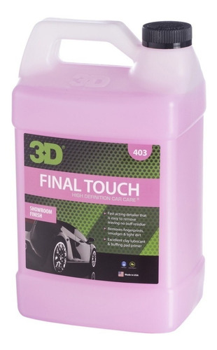 3d Final Touch  - Quick Detail - 4l - Galon