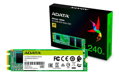 Ssd Adata Ultimate Su650 240gb M.2