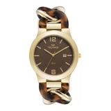 Relógio Technos Feminino 2115tut/1m Bracelete Dourado