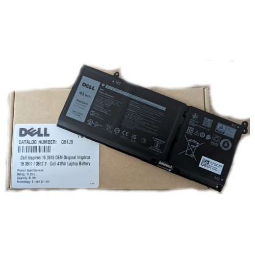 G91j0- Dell Battery 11.25 V 41 Wh 3467 Mah