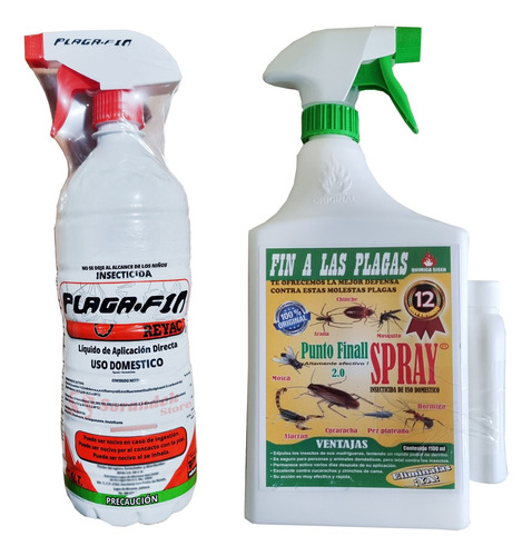 Insecticida Combo Plagafin Chinches Cucarachas Insectos