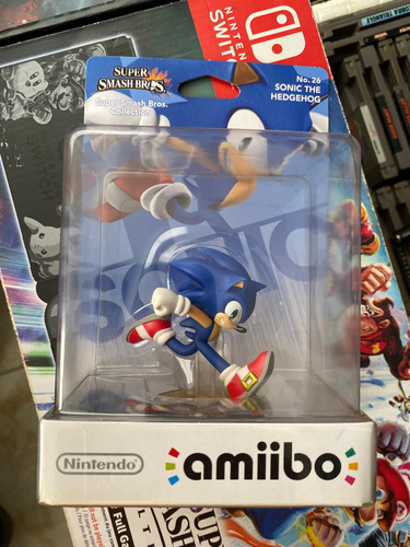 Amiibo Sonic Smash Bros!!! Euro -sonic The Hedgehog-