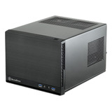 Armario Frontal Sólido Para Ordenador Mini-itx Silverstone S