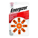 8 Piezas Energizer Auditiva Tamaño 13 -- 1 Paquete