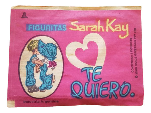 Sobre Cerrado Con Figuritas Sarah Kay Te Quiero Año 1991