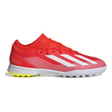 Botines adidas X Crazyfast League Tf Jr Niños Fútbol Rojo