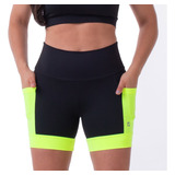 Shorts Para Corrida De Compressão Feminino