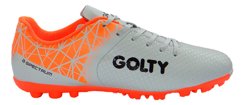 Zapatillas Golty Spectrum Turf Formacion Niño-gris/naranja