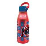 Botella Aluminio Flexi Handle 760 Ml Spiderman Hombre Araña Color Rojo