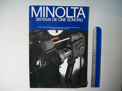 Catálogo Minolta Sistema D Cine Sonoro Sound 7000