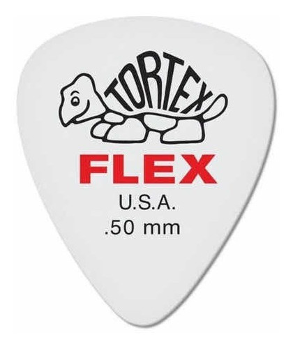 Pack De 12 Uñetas Jim Dunlop Tortex Flex Originales 0,50