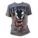 Remera Cara Venom Marvel Comics Calidad Premium