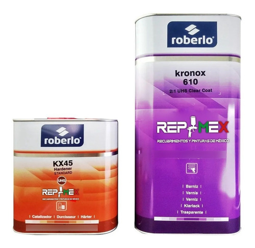 Kit Kronox 610 Roberlo Transparente 7.5 Lts