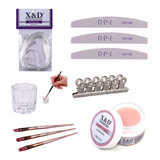 Kit Iniciante Manicure Unha Fibra De Vidro Gel X&d Promoçao