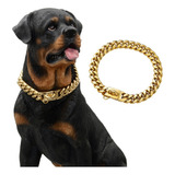 Collar, Joyas Y Accesorios De Metal Dorado Para Perros