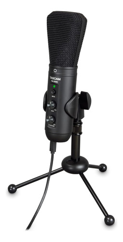 Micrófono De Condensador Usb Tascam Tm-250u Para Podcasting,