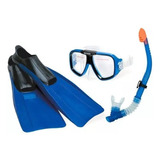 Mascara De Buceo Intex Reef Rider Snorkel Patas De Rana