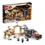 Lego 76948 Fuga De Los Dinosaurios T-rex Y Atrocirraptor 