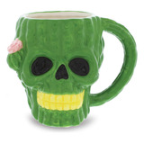 Mugniv Cactus Skull Boho Novedad Taza: Tazas De Café De Cerá