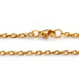 Pulsera Oro 18 Kilates Cubana Espejito 19cm X 2mm Mod. 2023