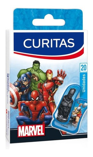 Curitas Marvel Apósito Adhesivo 20 Unidades