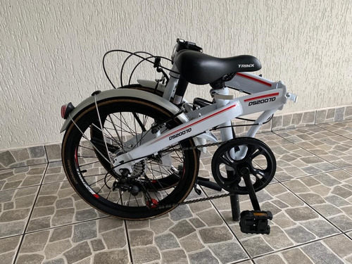 Bicicleta Dobrável Aro 20 Trinx Shimano 7 Velocidades