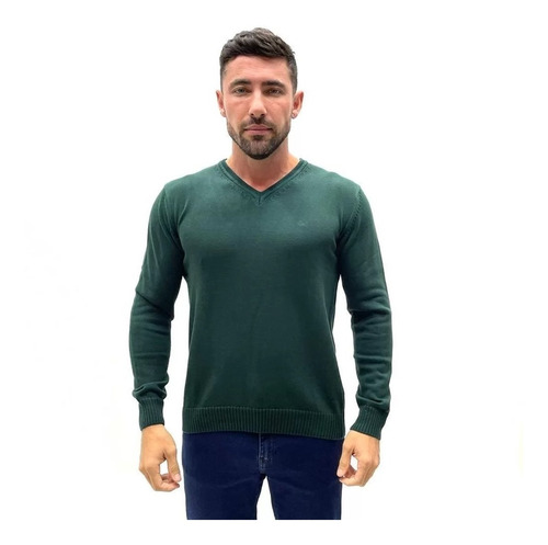 Blusa De Lã Sueter Ogochi Original Masculina - Verde