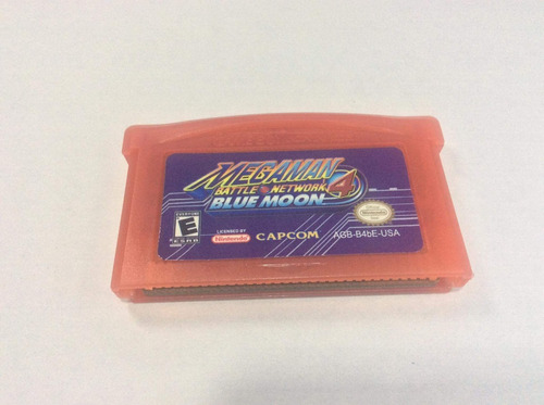 Juego Megaman Battle Network Blue Moon 4 Compatible Con Gba 