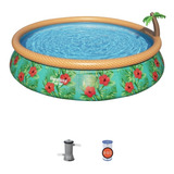 Alberca Inflable Paradise Palms Marca Bestway Mo.57415