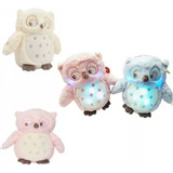 Lechuza De Peluche Con Luz Y Musica 3 Colores Buho Peluche !