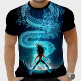 Camiseta Camisa Cavaleiros Do Zodíaco Shiryu De Dragão 19